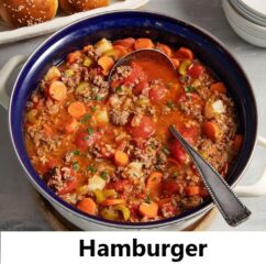 image of hamburger soup recipe